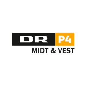 Logo of radio station DR P4 Midt & Vest