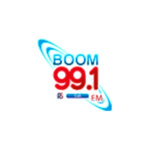 Logotipo de la emisora ​​de radio Boom FM 99.1
