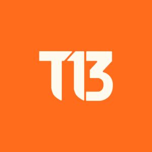 Logo of radio station TeleTrece Radio (T13)