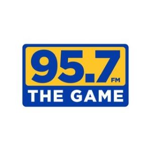 Logo of radio station KGMZ 95.7 The Game FM